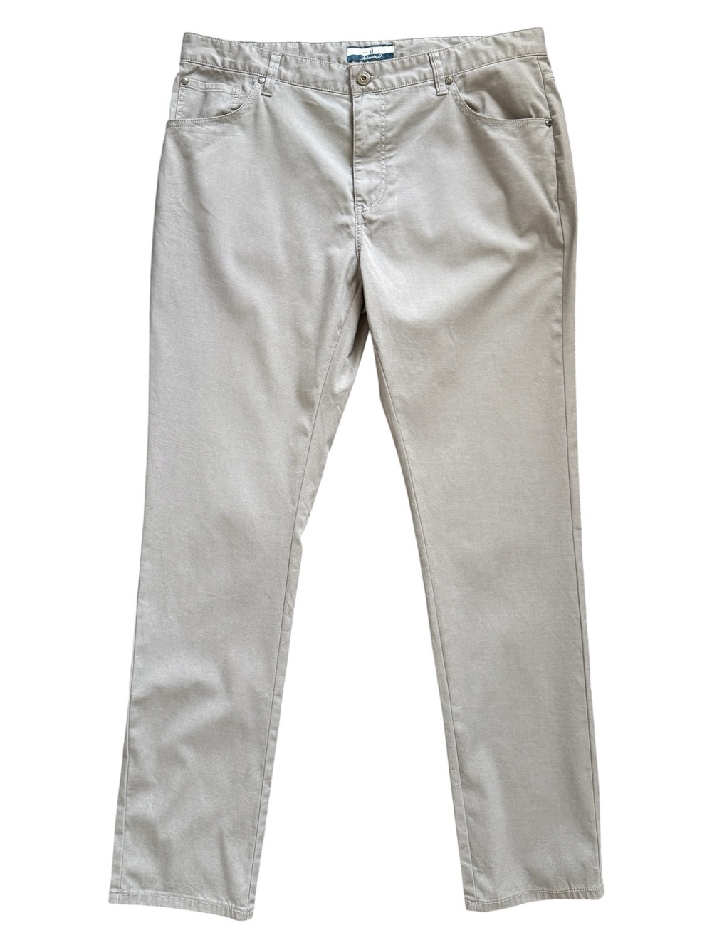 Johnnie-O Atlas Pants Mens 35x32 Gray Stretch Golf Casual Chino